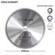 XCAN Wood Cutting Saw Blade 250 255 300 Millimeter Circular Saw Blade TCT Carbide Tipped 28 40 60 80 Teeth Multi Tool Frontier General Hardware