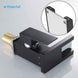 XUNSHINI LED RGB color change Waterfall Bathroom Basin Faucet Bathroom Mixer Tap Sink Faucet Single Handle Toilet Mixer Tap|Basin Faucets