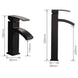 XUNSHINI Waterfall Basin Faucet Water Mixer Tap Bathroom Faucet Black Basin Water Sink Taps Bath Faucet Crane|Basin Faucets