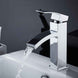 XUNSHINI Waterfall Basin Faucet Water Mixer Tap Bathroom Faucet Black Basin Water Sink Taps Bath Faucet Crane|Basin Faucets