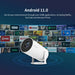 Xiaomi MINI 4K Video Projector Smart for SAMSUNG Android 11 WiFi 200ANSI BT5.0 1280*720P HY300 for XiaoMi Outdoor Home Theater Frontier General Hardware