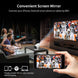 Xiaomi MINI 4K Video Projector Smart for SAMSUNG Android 11 WiFi 200ANSI BT5.0 1280*720P HY300 for XiaoMi Outdoor Home Theater Frontier General Hardware