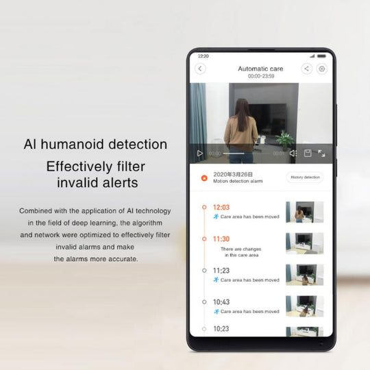Xiaomi Mi 360 Home Security Camera 2K Wifi Surveillance Camera Intelligent AI Human Detection Night Vision 2K Baby Monitor New Frontier General Hardware