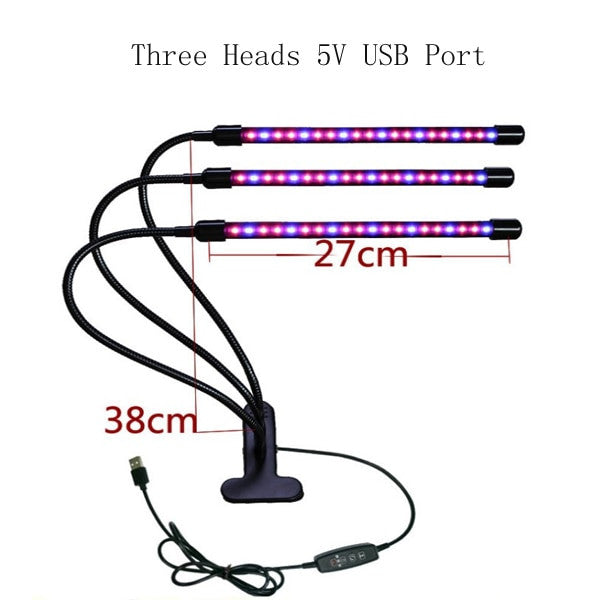 Yabstrip LED Grow Light 5V USB led Plant lamps Full Spectrum Phyto Lamp For indoor Vegetable Flower seedling fitolampy|LED Grow Lights - Frontier General Hardware