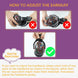 Zohan Toddler Hearing Protection Earmuffs Cartoon Design Adjustable Kids Noise Reduction Frontier General Hardware