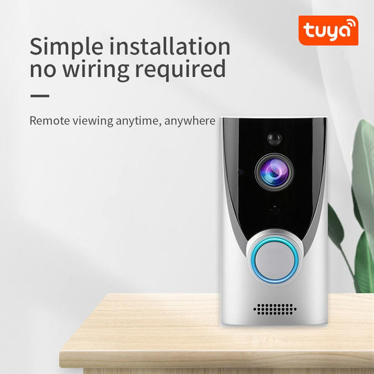 Zemismart Tuya WiFi 1080P Smart Video Doorbell Battery Wireless Intercom Recording Night Vision Remote Control Frontier General Hardware