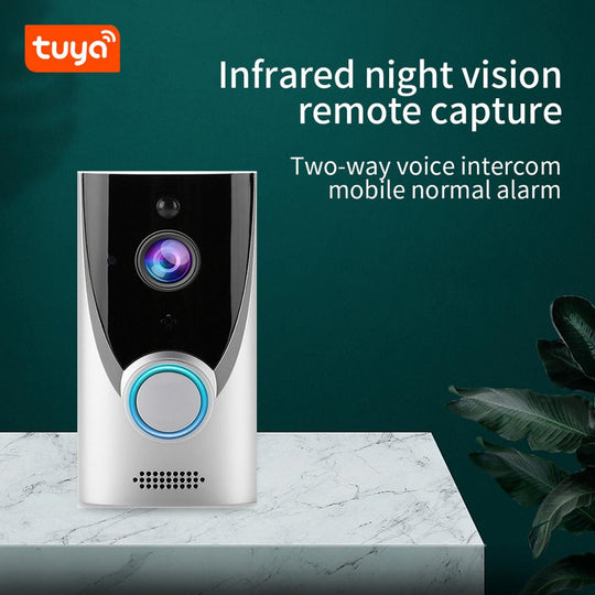 Zemismart Tuya WiFi 1080P Smart Video Doorbell Battery Wireless Intercom Recording Night Vision Remote Control Frontier General Hardware