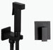 black angle valve and Toilet Bidet square Sprayer Washing Shower Head Flusher Flushing Clean Bidets black brass spray BD777|Bidets - Frontier General Hardware