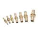 copper pipes of different diameters