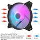 darkFlash RGB PC Case Fan 120mm 12V 4pin Quiet Desktop Computer Cooler Cooling Fans LED ARGB Fan 3 Pack with free Thermal Grease|Fans & Cooling - Frontier General Hardware