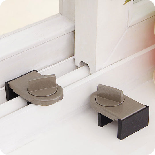 vanzlife Locks on Windows adjustable security door latch Mobile window insurance lock anti theft protection lock window stoppers|Window Latches - Frontier General Hardware